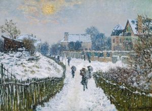 Claude Monet - Effet de neige Argenteuil